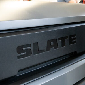 The front of a Blank Slate pickup truck prototype