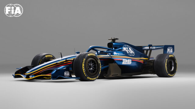 A render of the 2026 F1 car