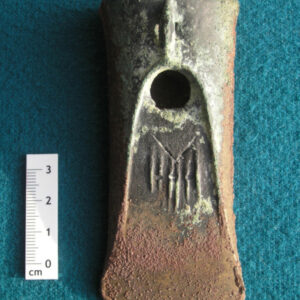 photo of a bronze axe head