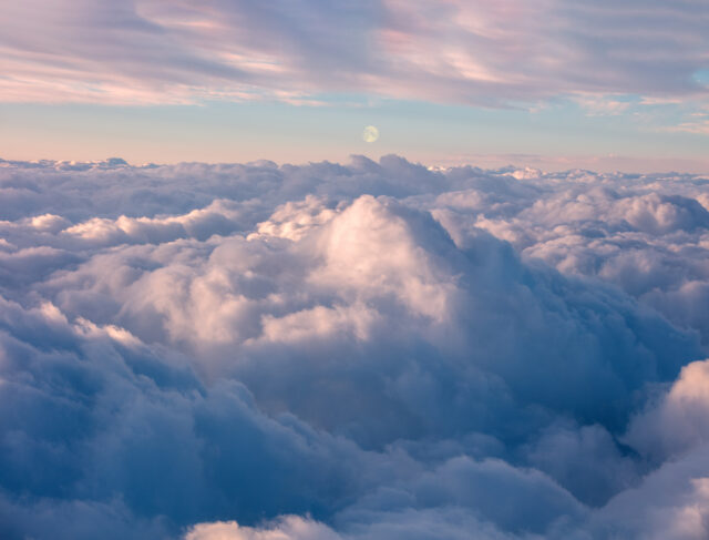 Aerial view of clouds